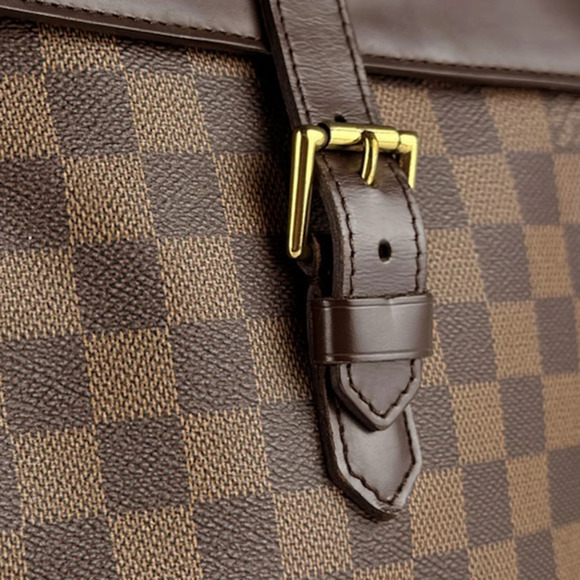 LOUIS VUITTON Authentic Brown Damier Canvas Backpack main image 5